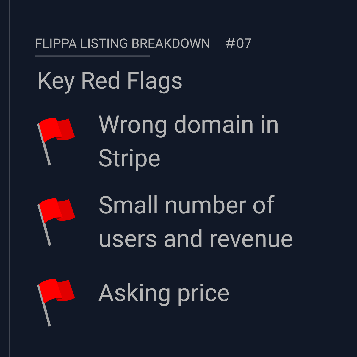 red flags
